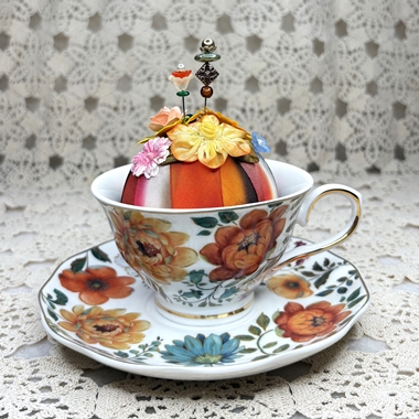 Tea Cup Pincushion