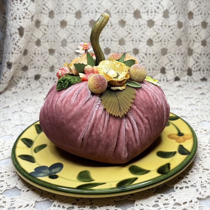 Pumpkin Pincushion Display