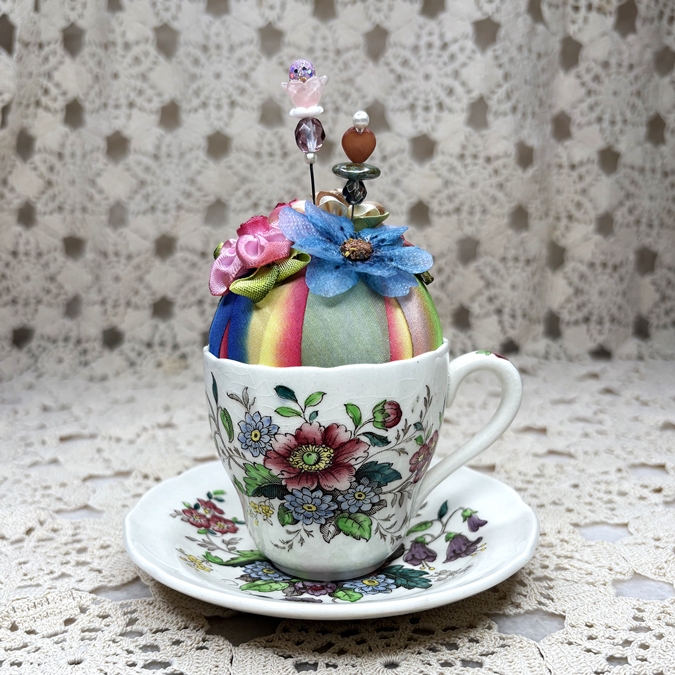 Tea Cup Pincushion