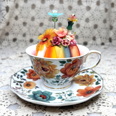 Tea Cup Pincushion