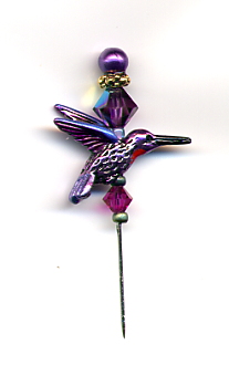 Pin-Its - Hummingbird Purple