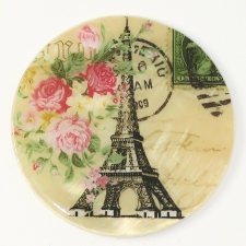 Eiffel tower w/Postage Stamp