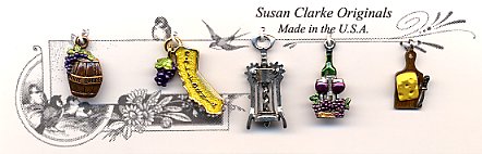 Calif. Wine Set - Charms