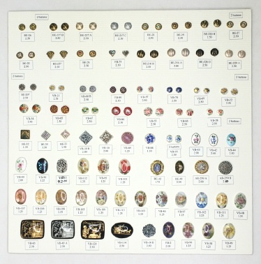 Sample Board - Diminutive & Vintage Glass