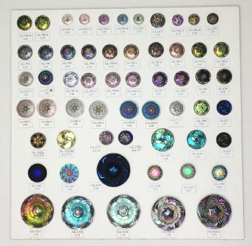 Sample Board - Czech Glass