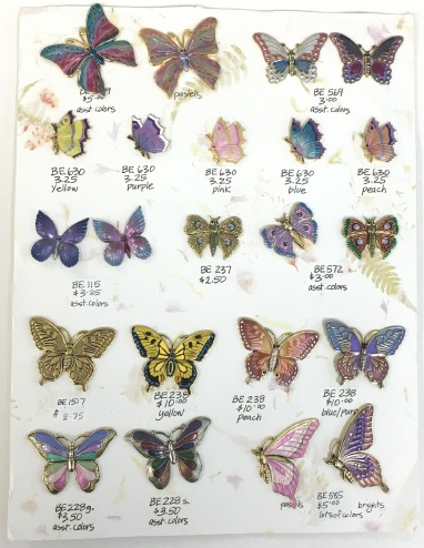 Sample Board - Butterflies