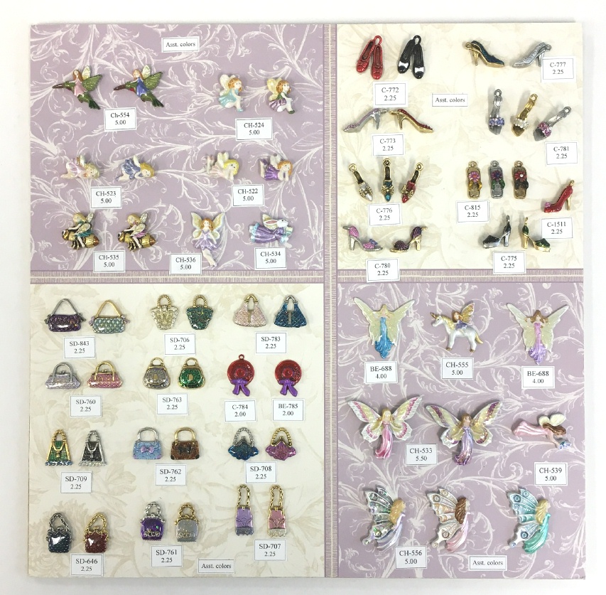 Sample Board - Fairies, Shoes, Purses