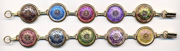 Button Bracelet - Glass