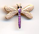 Dragonfly Charm Purple
