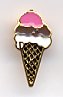 Ice Cream Cone Button