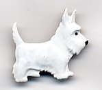 Westie Button