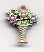 Flower Basket Button