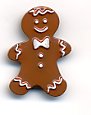 Gingerbread Button