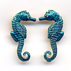 Seahorse Button - Facing Right Only