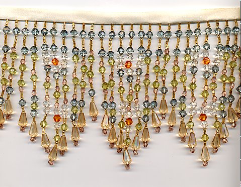 Beaded Fringe - Only 1 Yd left!