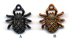 Spider Charm - Brown Only