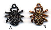 Spider Charm - Brown Only