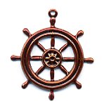 Ship's Wheel Charm