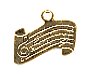 Musical Score Charm