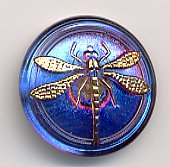 Czech Glass Button