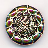 Czech Glass Button