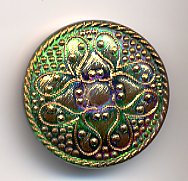 Czech Glass Button