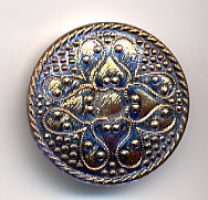 Czech Glass Button