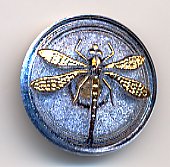 Czech Glass Button