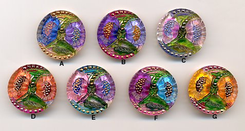 Lacy Glass Button