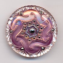 Lacy Glass Button