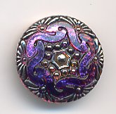 Czech Glass Button