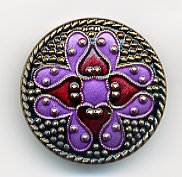 Lacy Glass Button