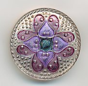 Lacy Glass Button