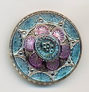 Lacy Glass Button