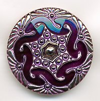 Lacy Glass Button