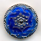 Lacy Glass Button