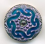 Lacy Glass Button