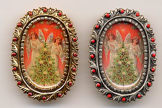 Pin - Christmas Tree Angels