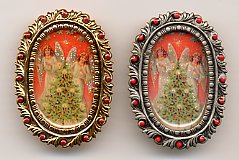 Pin - Christmas Tree Angels