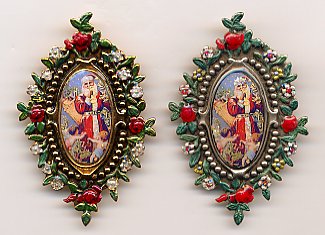 Pin - Santa with Cherubs