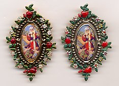 Pin - Santa with Cherubs