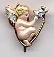 Pin - Cherub with Dove