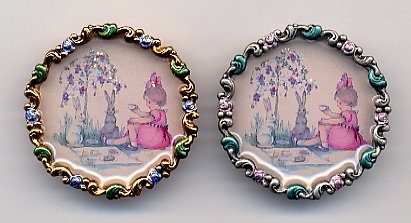 Pin - Bunny Picnic - Gold Only
