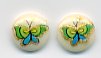 Vintage Butterfly Button